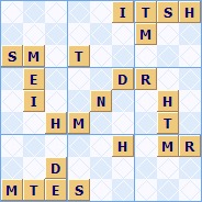 Word Sudoku Puzzle
