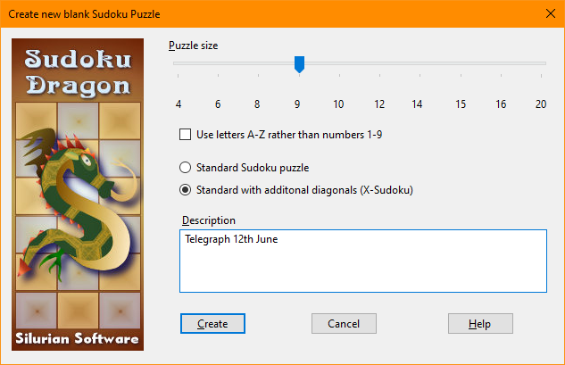 Generating a new blank puzzle