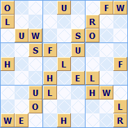 Word Sudoku Puzzle