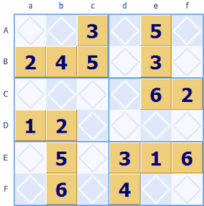 Solve Sudoku on the basis of the given irregular regions