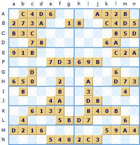 Sudoku 14x14